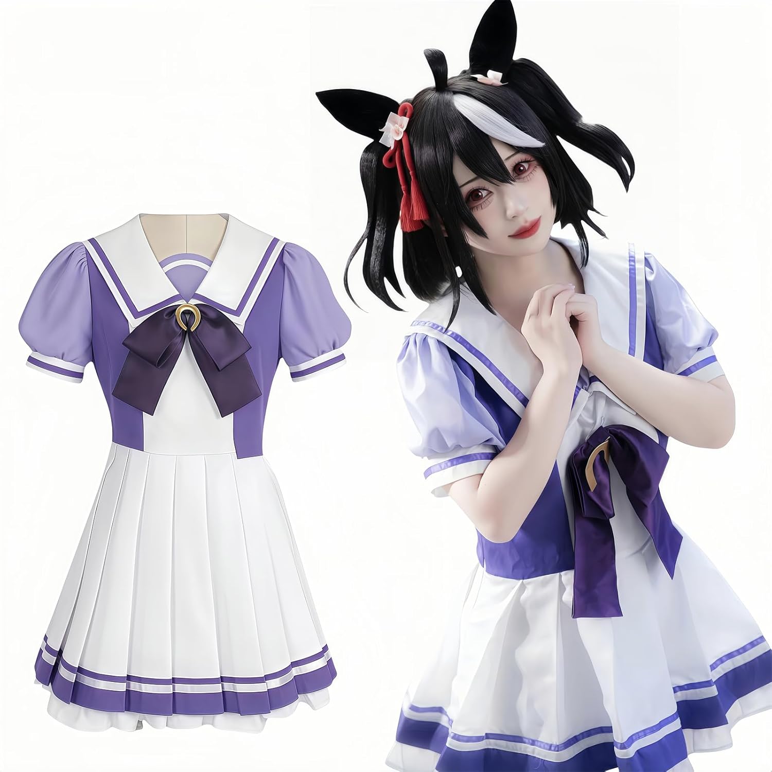 Amazon.co.jp: [NOKIJP] ウマ娘 コスプレ 笠松トレセン学園